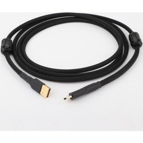 Canare L-4E6S 99.998% OFC Copper OTG usb line hifi USB cable Dual magnetic ring Gold-plated amplifier DAC cable USB A to type C