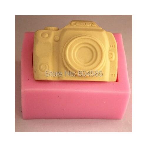 Camera 3D handmade soap molds silicone baking tools kitchen accessories cake molds decorations Sugarcraft FM252