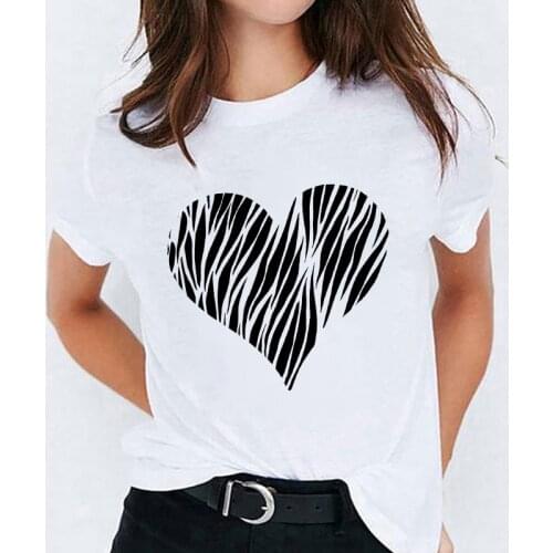 Summer T shirt women Love Graphic Print Ladies t-shirts O-neck Short sleeve casual harajuku fashion tee shirt femme Plus Size