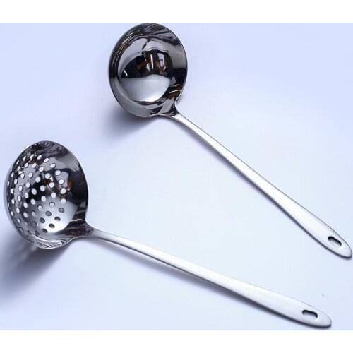 Stainless steel spoon, kitchen service, spoon sauce, soup, soup, sauce, 1 slice