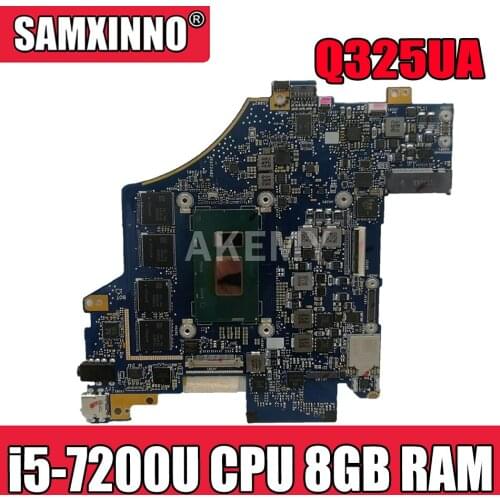 Akemy FOR Asus Q325UA Q325U UX370UA UX370U UX370UAK Q325UAK Laptop Motherboard 60NB0EN0-MB2110 W/ i5-7200U CPU 8GB RAM