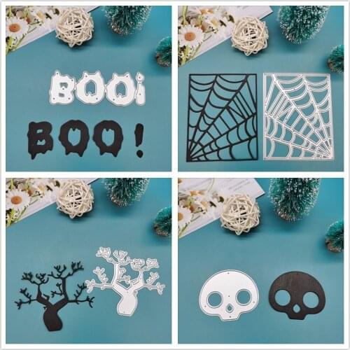 Halloween die Spider web embossing edge metal cutting dies for DIY Scrapbooking Embossing Cards Tool Decorative Crafts Die Cuts