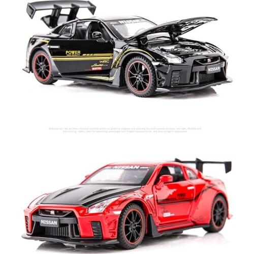 1:32 GTR R35 Diecast Alloy Car Model Supercar Boy Gift Collectibles Child Car Toy Home Deco