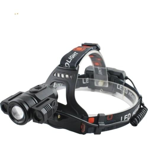 High Power Adjustable Led Headlamp Rechargeable Head Torch Outdoor Camping Headlight