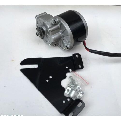 MY1016Z2-250W/36V-modified bicycle motor brushed gear motor with motor plate
