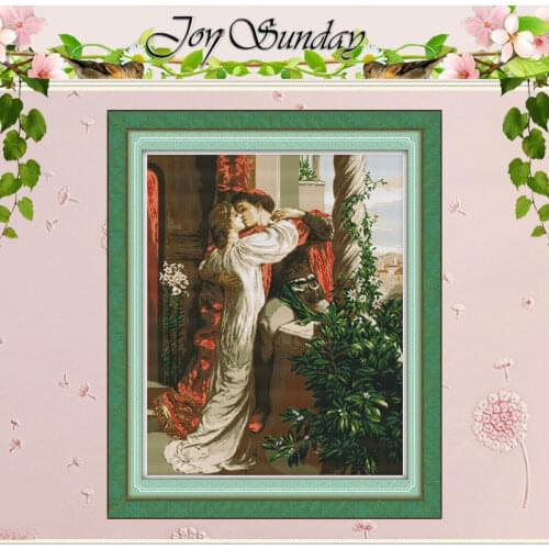 Romeo and Juliet Patterns Counted Cross Stitch DIY 11CT 14CT Cross Stitch Set Chinese Cross-stitch Kits Embroidery Needlework