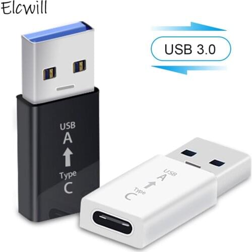 New Type C USB 3.0 Adapter Fast Portable Type-C Data Charging Adapter Cables Converter for Smart Phone PC Computer