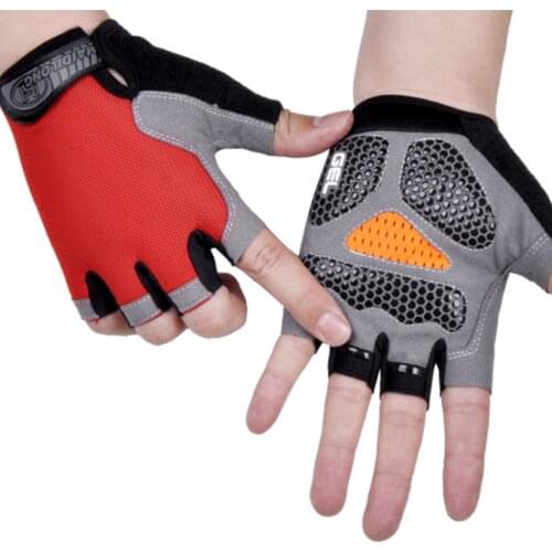 Men Women Half Finger Fitness Gloves Anti-slip Anti-shock Sports Gloves Weightlifting Dumbbell Horizontal Bar Training Gloves