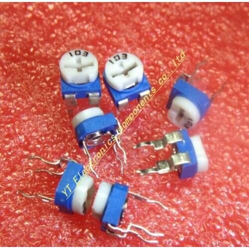 100pcs/Lot Trimmer Potentiometer RM-065 10Kohm 103 10K Trimmer Resistors Variable adjustable Resistors