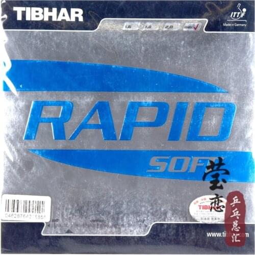 Tibhar RAPID SOFT pimples in table tennis rubber table tennis rackets racquet sports