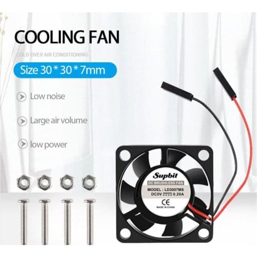 Raspberry PI 4 4GB/2GB/1GB Model Cooling Fan For NESPi Case Cool Radiator Cooler Fan DC 5V Of Raspberry PI 4B Raspberry PI 3 Mo