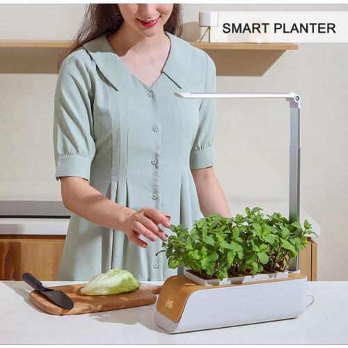 Indoor Hydroponics Growing System Garden Kit with Grow Light Smart Garden for Home and Kitchen Plant Growing System Herb Grower
