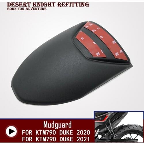 Motorcycle Black Front Mudguard Extender Fender Splash Extension Pad For KTM790 DUKE 2020 2021