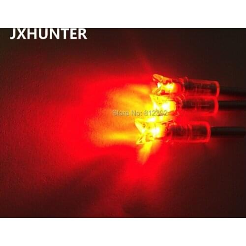 30PK NEW HIGH STRENGTH CROSSBOW ARROW NOCKS .297" LIGHTED ARROW NOCKS RED