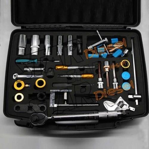 40 Pcs Injection Repair Dismantling Equipments 40 Pcs Common Rail Fuel Injector Nozzle Repair Tool Kits S0028