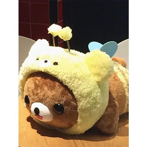 42CM Rilakkuma kawaii cos Little Bee Plush Toys Stuffed Toys Doll Soft Pillow Gift for Child