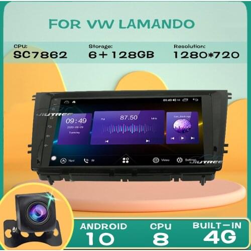 Android 2 din car radio multimedia player For Volkswagen Lamando Touch Screen GPS navigation Auto Radio DVD player with Camera