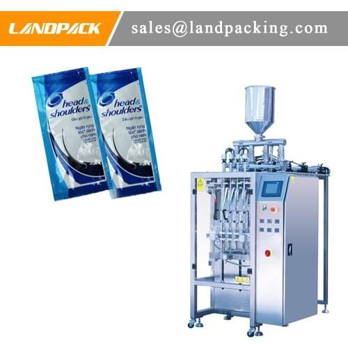 Automatic Vertical Form Fill And Seal Sachet Multi Lanes Packing Machine For Shampoo