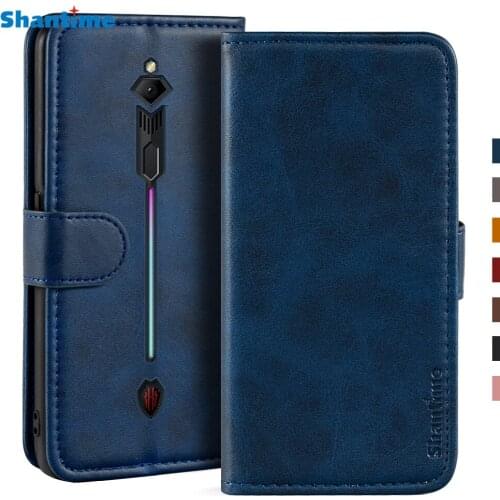 Case For ZTE Nubia Red Magic 3 Case Magnetic Wallet Leather Cover For ZTE Nubia Red Magic 3S Stand Coque Phone Cases