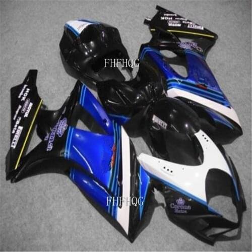 Dor-A GSXR1000 K7 07-08 GSX-R1000 07 08 GSX R1000 GSXR 1000 K7 2007 2008 ABS for blue white black for SUZUKI D