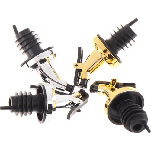 2Pcs/lot Olive Oil Sprayer Liquor Dispenser Wine Pourers Flip Top Stopper Kitchen Tools Eco-friendly Food Grade Rubber Tools