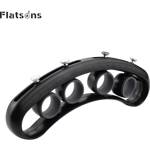 Flatsons Adjustable Guitar Finger Expansion Finger Force Span Practicing Trainer for Guitar Bass String Instrument Beginner