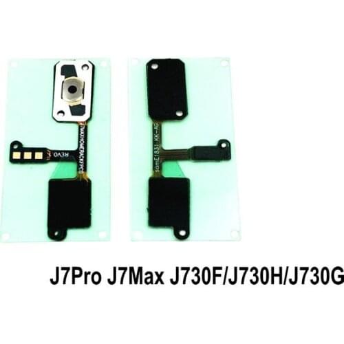 Home Button keypad Sensor Audio Jack Headphone Flex Cable For Samsung Galaxy J7Pro/J7Max J730F/H/G Replacement parts
