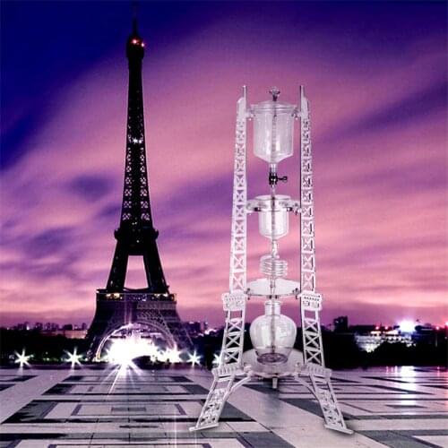 Hot Sell ice drip Tower Modeling syphon coffee maker Cold Brew/Drip Coffee Maker 800ml Heat Resistant Glass For Barista