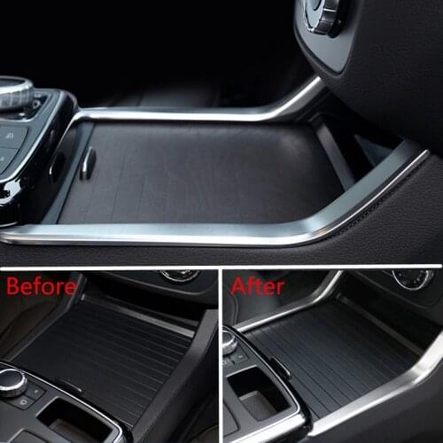 JXLCLYL 2x Console Water Cup Holder Cover Trim For Mercedes Benz ML W166 GL X166
