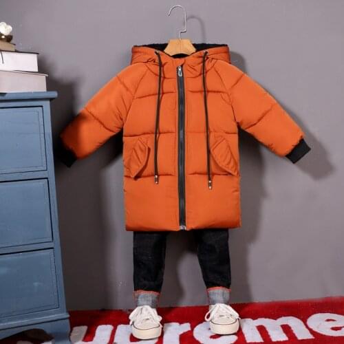 2019 new winter Girls Kids boys Warm thicker Bear ear camouflage coat Down jacket outer clothing