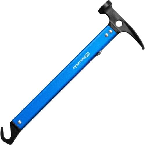 Naturehike New Best Selling Outdoor Travel Camping Essential 2 Colors Multifunction Aluminum Camping Hammer Tool For Tent Nail