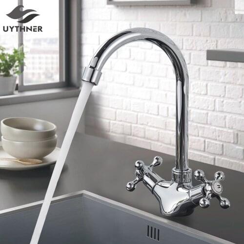 Newly Chrome Polish Bath Basin Brass Faucet Basin Sink Faucet Bathroom Crane Cold And Hot Water Mixer Taps Kitchen faucets