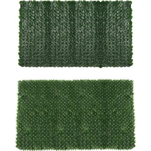 New Artificial Ivy Leaf Hedge Screening Roll Green Leaf Privacy Screen Fence Balcony UV Protection For Outdoor Garden Decoration