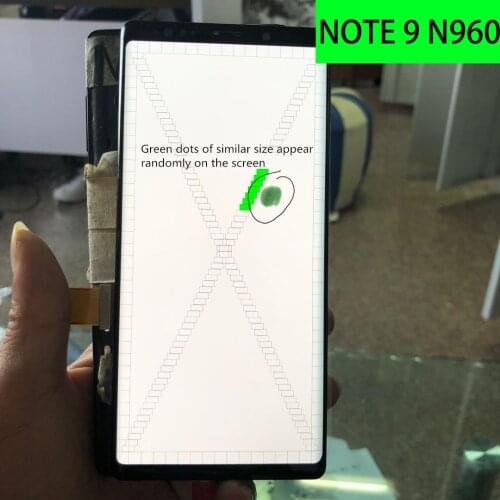 Original SUPER AMOLED Note 9 LCD For Samsung Galaxy Note9 LCD With Frame SM-N960F N960F/DS Display+Touch Screen with dead point