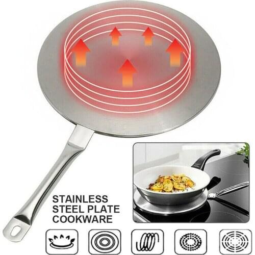 20/24cm Stainless Steel Induction Hob Converter Heat Diffuser Disc Adapter Plate Saucepan Pot Tool Cooking Hob Converter Tool