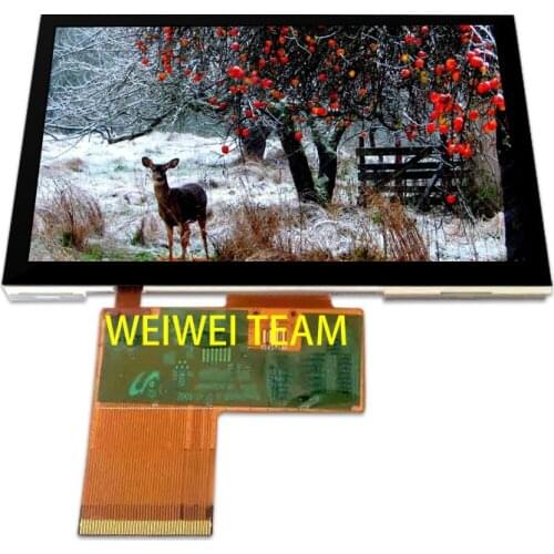 Wisecoco LMS430HF15 LMS430HF26 LMS430HF18 LCD Screen Display + Touch Screen Panel Glass Digitizer 3.5 Inch 480×272 WLED