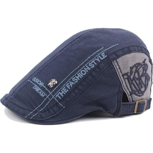 1 Pcs 2017 New Korean Cotton Berets Hats For Women And Men Brand Spring Autumn Travel Advance Hats 4 Colors 8587