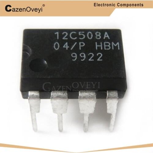 1pcs/lot 12C508A-04/P PIC12C508A-04/P DIP-8 In Stock