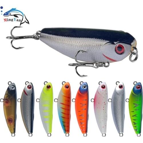 1pcs Floating Pencil Bait 5cm/5g Jerkbait Artificial Plastic Hard Bait Crankbait Bass Fishing Wobblers Carp Fishing Tackle