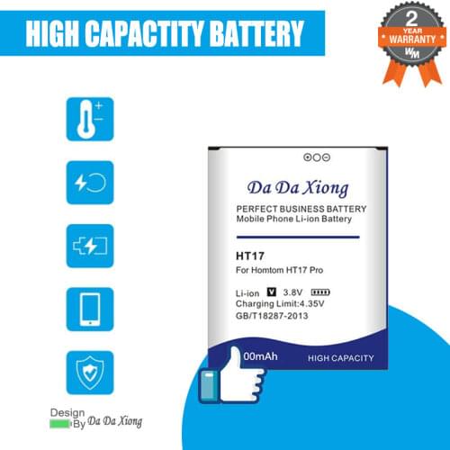 100% Brand New 3900mAh HT17 Battery for Homtom HT17 / HT17 PRO Replacement Mobile Phone battery
