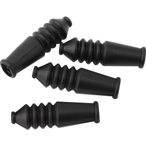 4 Pcs/pack Mountain Folding Bicycle Dust Jacket Brake Line V Elbow Protection Cover Accessories Rubber Sleeve