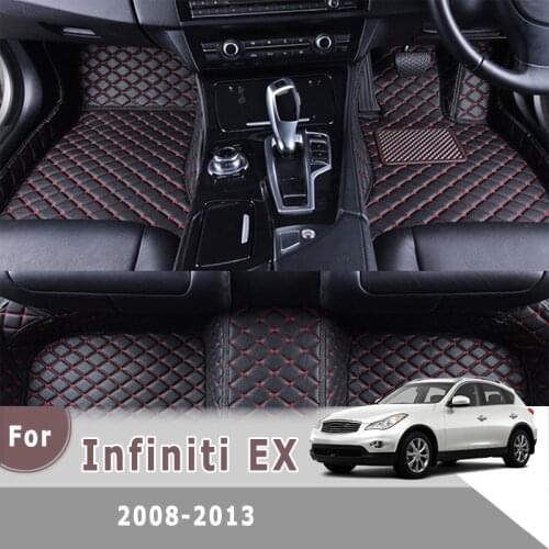 RHD Carpets For Infiniti EX 2013 2012 2011 2010 2009 2008 Car Floor Mats Custom Styling Automobiles Artificial leather Rugs