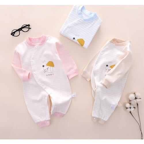 Free shipping! Newborn cotton Jumpsuit animal pattern creeping suit trousers long sleeve spring and Autumn