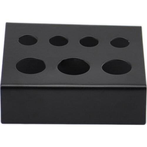 Stainless Steel Tattoo Black Ink 7 Cup Cap Holder Stand Supply New