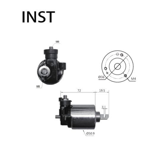 ELECTROMAGNETIC SWTICH SOLENOID FOR 12V 2.5KW 31210-P2A-901 31210-P2C-901 605 31210P2C901 31210P8R901 SSU0018BL SSU0018HE