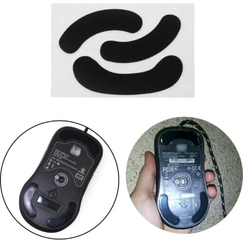 1 Set 0.6mm Thickness Replace Curve Edge Mouse Feet Mouse Skates for SteelSeries XAI / Sensei / RAW / MLG Mouse