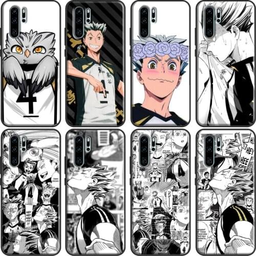 Koutarou Bokuto Haikyuu! Manga Soft Phone Case For Huawei P20 P30 P40 Lite Mate 10 20 Pro P Smart 2019 2021 Back Cover