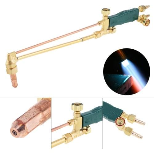 Copper Shot Suction Torch Gas Welding Gun with Full Purple Copper Cutting Nozzle Support Oxygen Acetylene Propane
