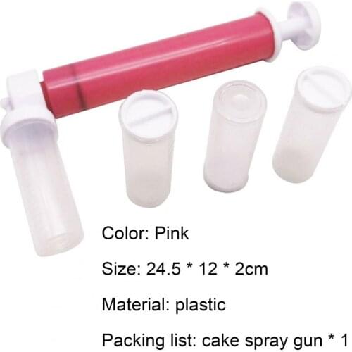 Cake Airbrush Reusable Adjustable Pressure Plastic Cake Manual Watering Can for Dessert House
