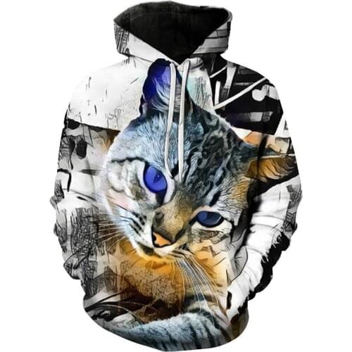 2021 mens spring and autumn models 3D printing outdoor fashion casual sports hoodie boys and girls comfortable hooded tops pull